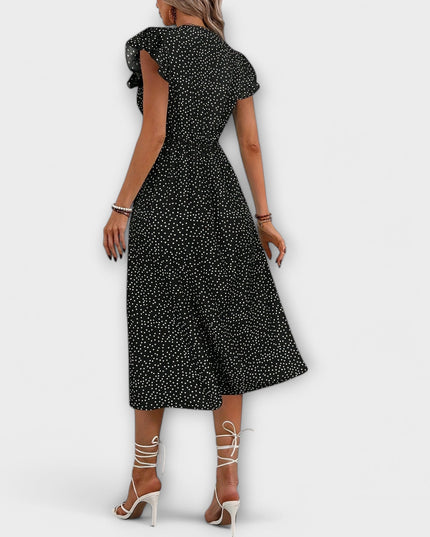 Irina-Marie - Schickes Polka-Dot-Midi-Kleid