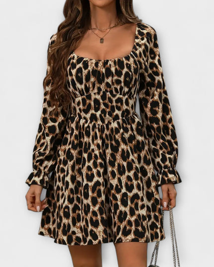 Tabea - Bezauberndes Kleid mit Leopardenprint