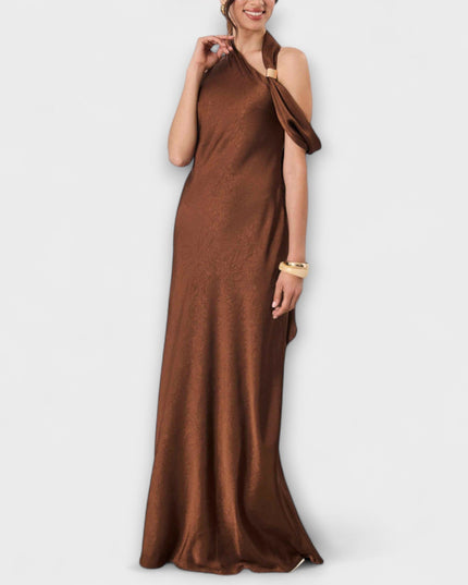 Finja - Schickes Maxikleid aus Satin