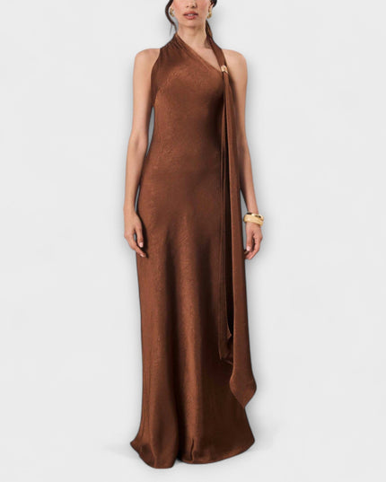 Finja - Schickes Maxikleid aus Satin