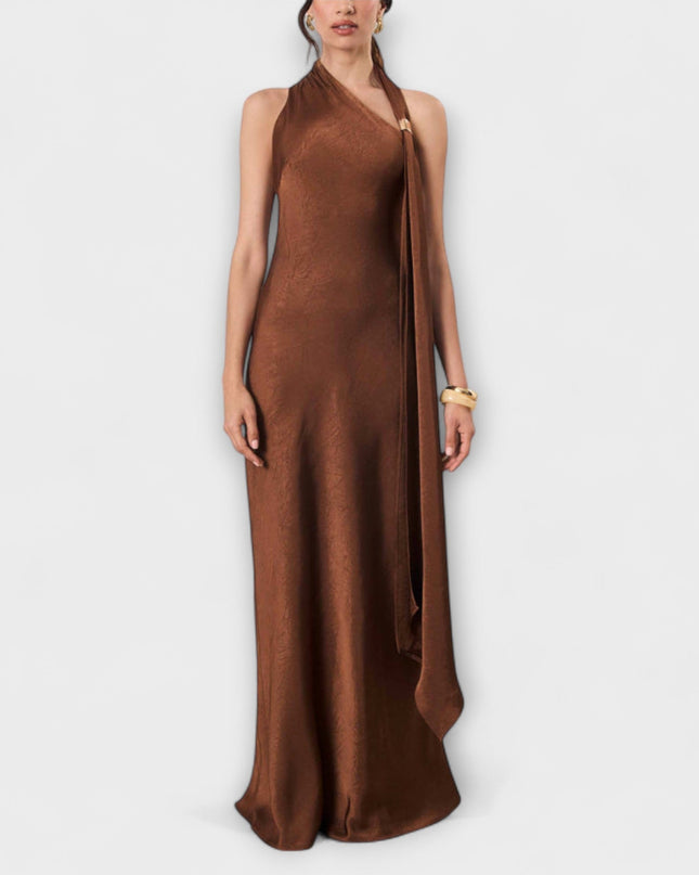Finja - Schickes Maxikleid aus Satin
