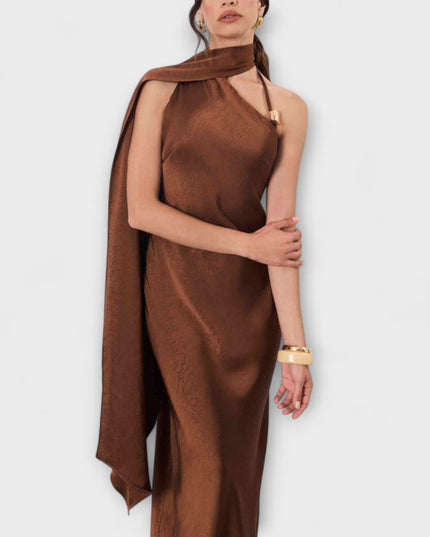 Finja - Schickes Maxikleid aus Satin