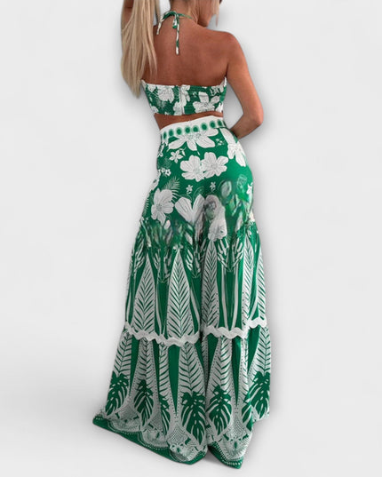 Amelie - Cassie Ric Rac Trim Halter Ring Set