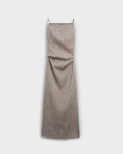 Chiara - Fließendes Maxikleid aus Leinenmischung