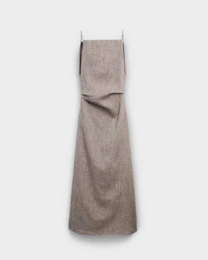 Chiara - Fließendes Maxikleid aus Leinenmischung