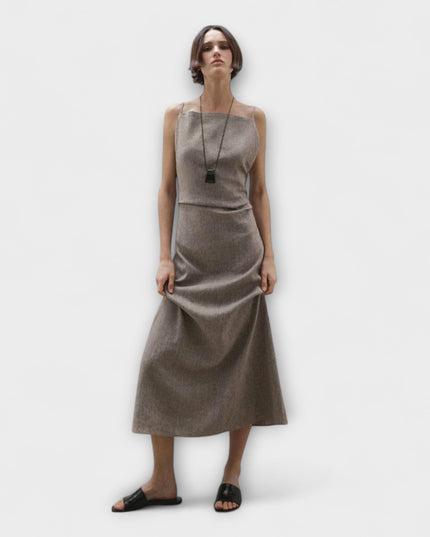 Chiara - Fließendes Maxikleid aus Leinenmischung