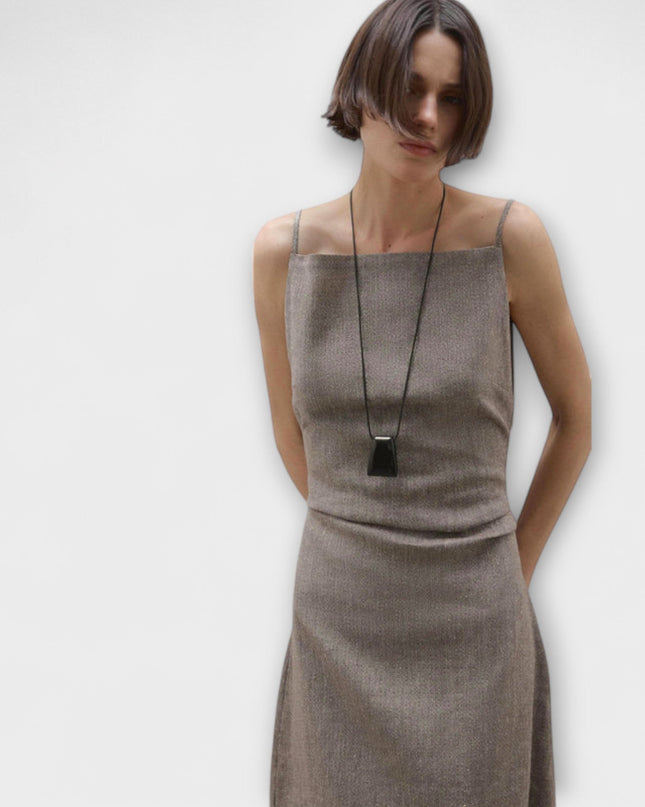 Chiara - Fließendes Maxikleid aus Leinenmischung
