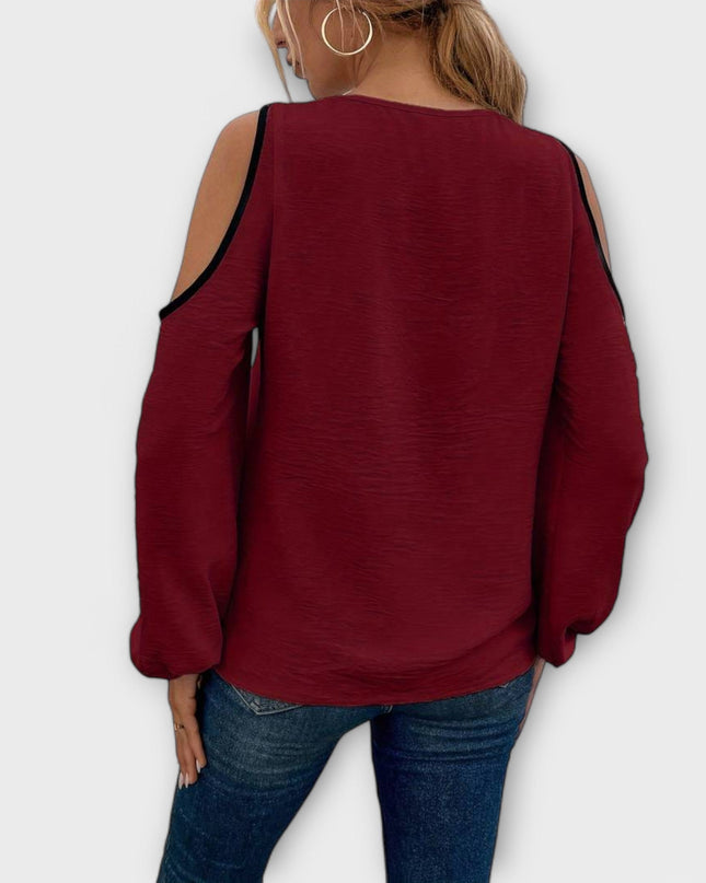 Nora - Bluse mit quadratischem Ausschnitt