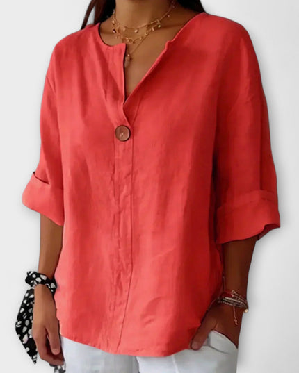 Karina - Stilvolle Bluse mit V-Ausschnitt