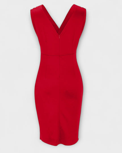 Isolde-Marie - V-Ausschnitt Split Kleid
