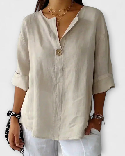 Karina - Stilvolle Bluse mit V-Ausschnitt