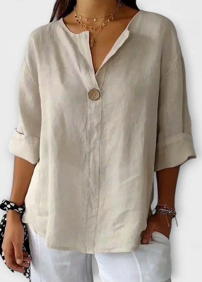 Karina - Stilvolle Bluse mit V-Ausschnitt