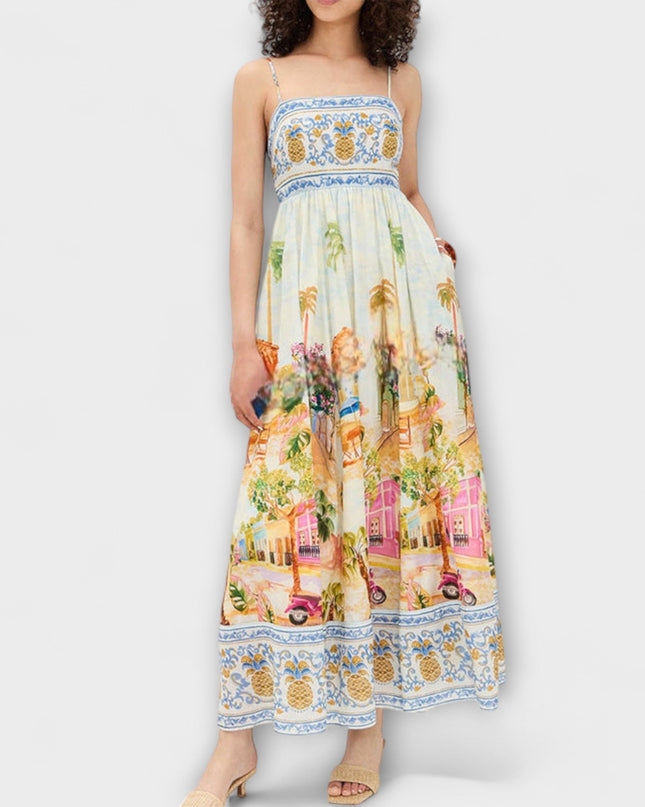 Julia - Aracati Multicolor Maxikleid