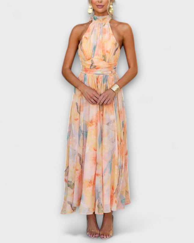Hannah – Aquarell Maxikleid