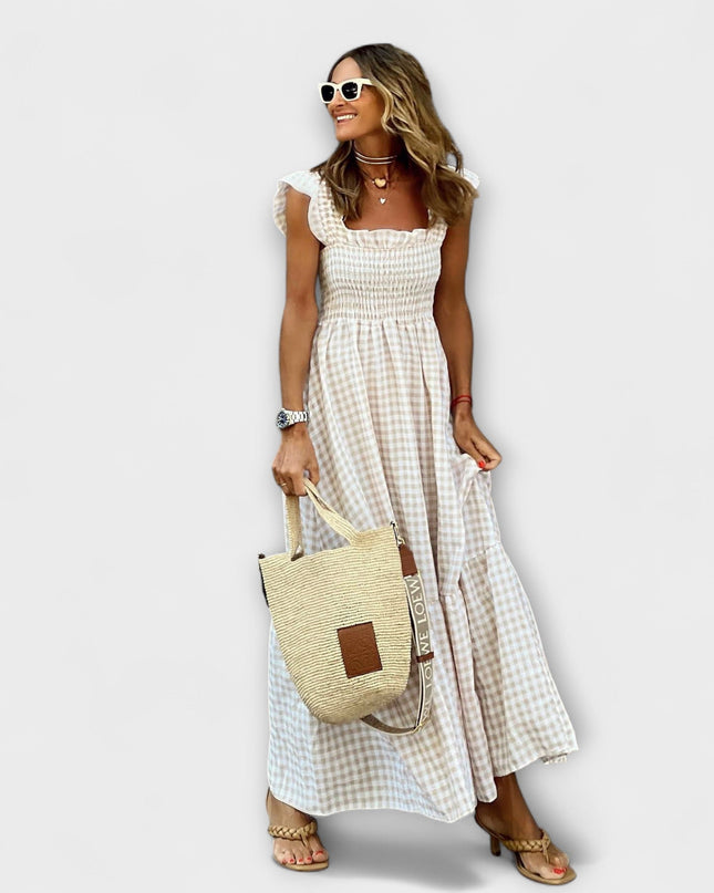 Helene - Maxikleid mit Rüschensleeves