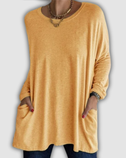 Zenobia - Locker sitzendes Langarmshirt