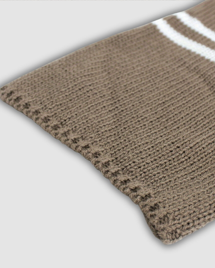 Zenobia - Gestreifter Pullover mit Reißverschluss
