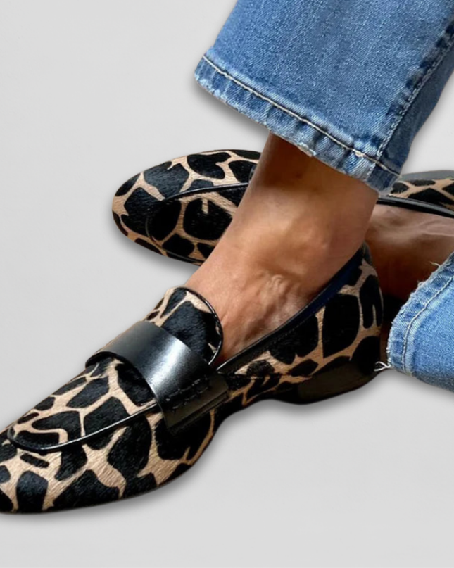 Nina - Animal-Print Loafer