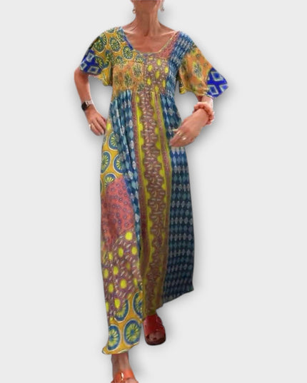 Ilse - Lebhaftes Boho-Kleid
