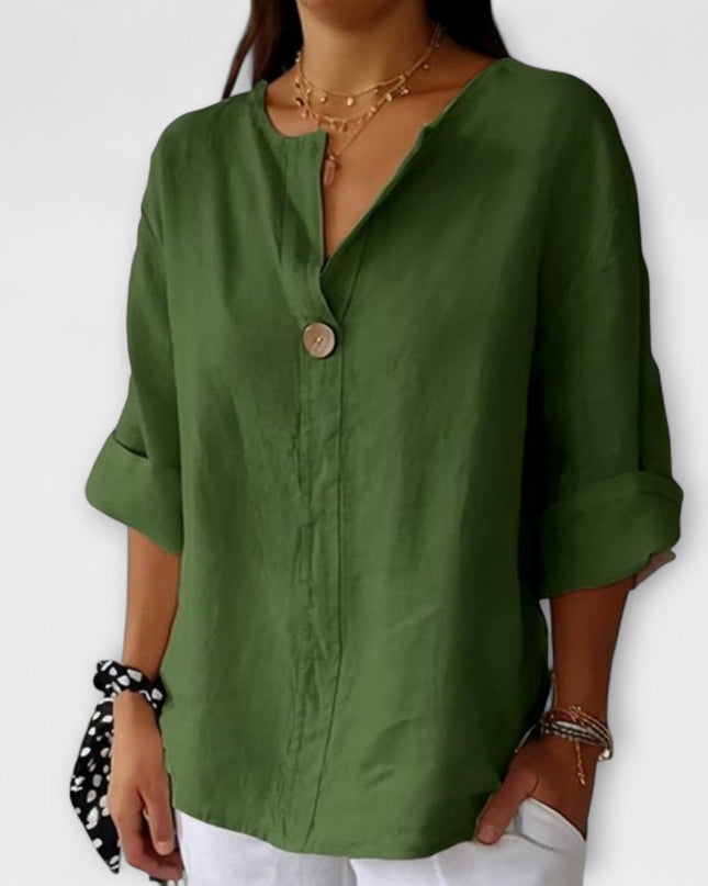 Karina - Stilvolle Bluse mit V-Ausschnitt