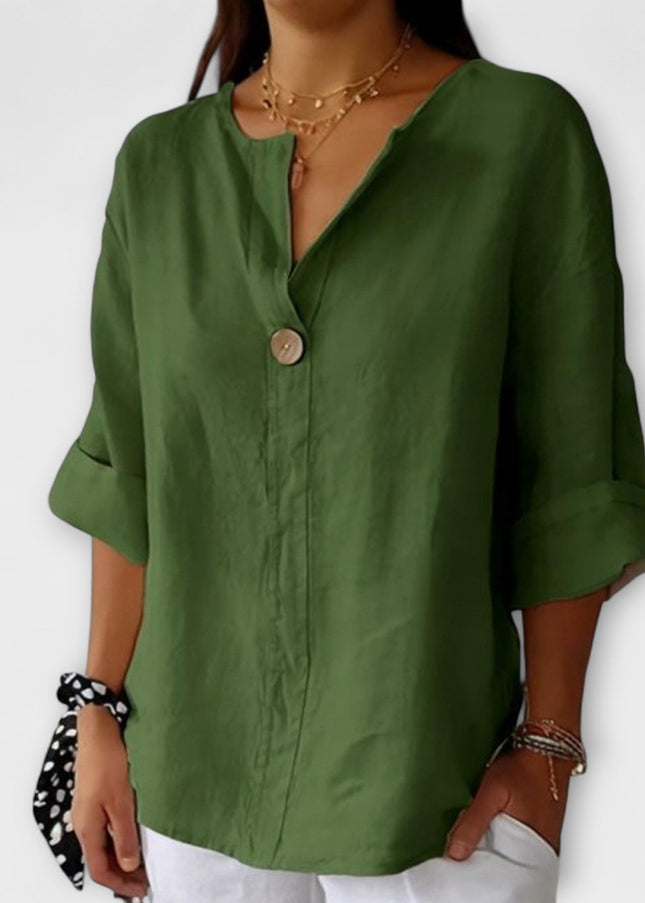 Karina - Stilvolle Bluse mit V-Ausschnitt