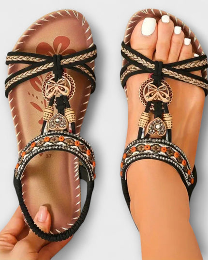 Claudia - Orthopädische Ibiza inspirierte Sandalen