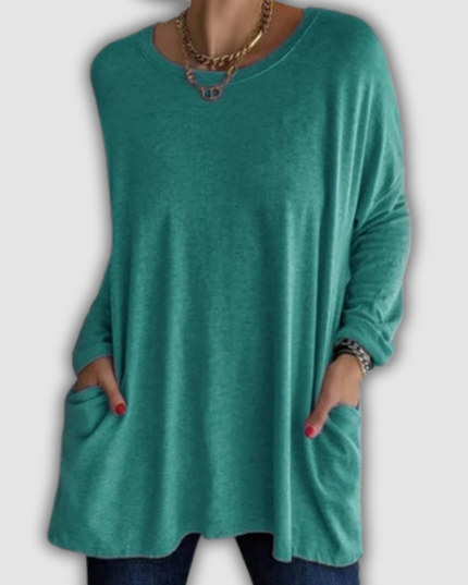 Zenobia - Locker sitzendes Langarmshirt