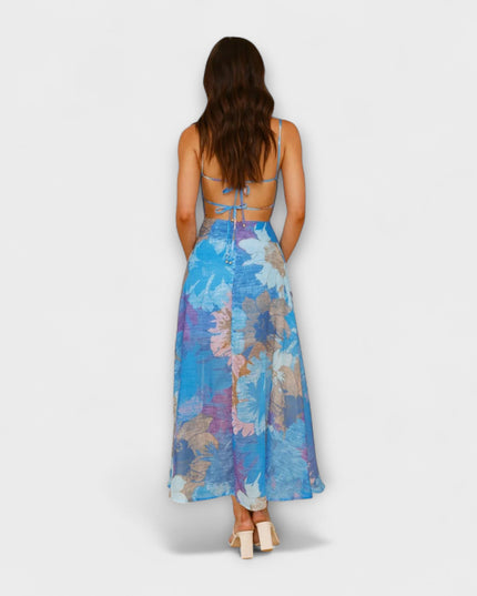 Heidrun - Blumendruck-Trägerkleid für Damen - Stilvoll und Verführerisch