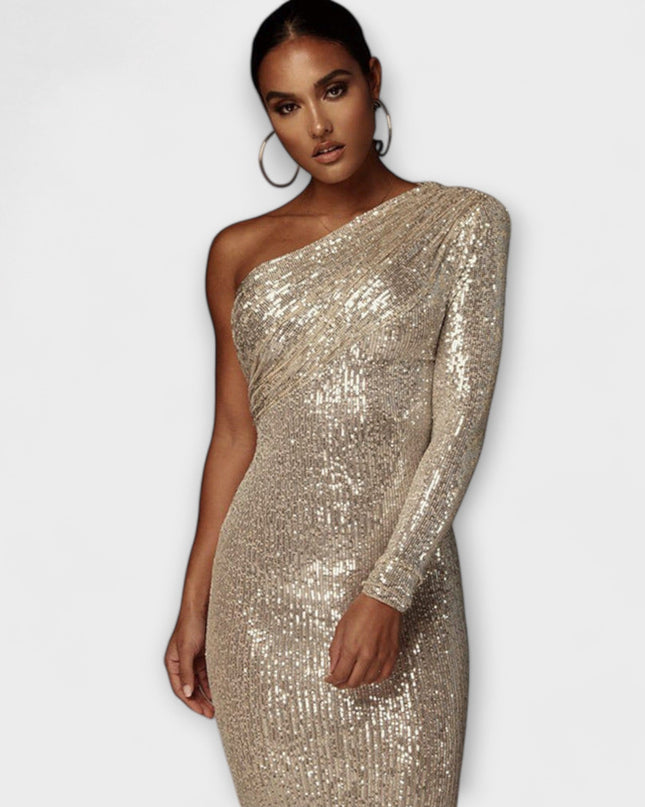 Tamina - Abendkleid mit Wickelbrust