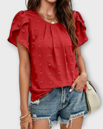 Katja - Die perfekte Polka-Dot-Bluse