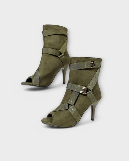 Elegante Absatzsandalen mit Zehenausschnitt