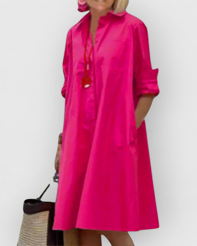 Lara - Rosa elegantes Kleid