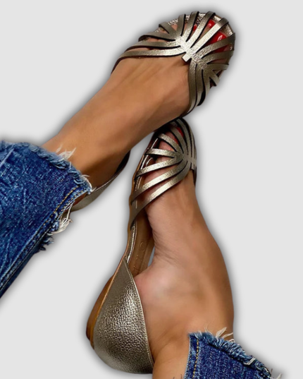 Amalia - Elegante Ballerinas mit Ausschnitt