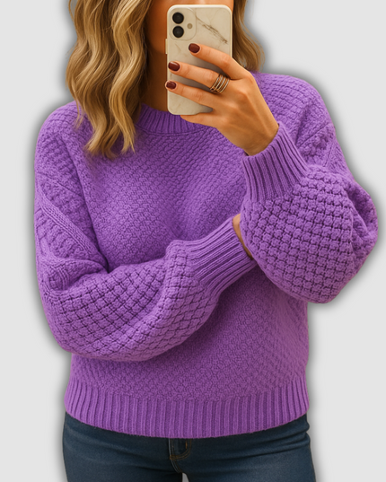 Fionnuala - Eleganter warmer Pullover mit bequemer Passform für Damen