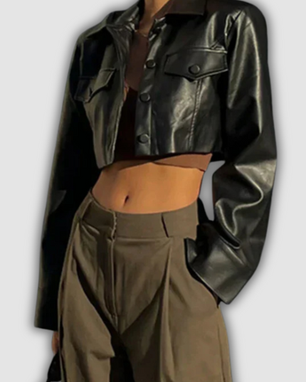 Altheira - Elegante Kunstlederjacke