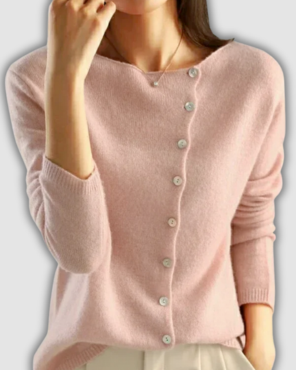 Meike - Elegante Wollstrickjacke