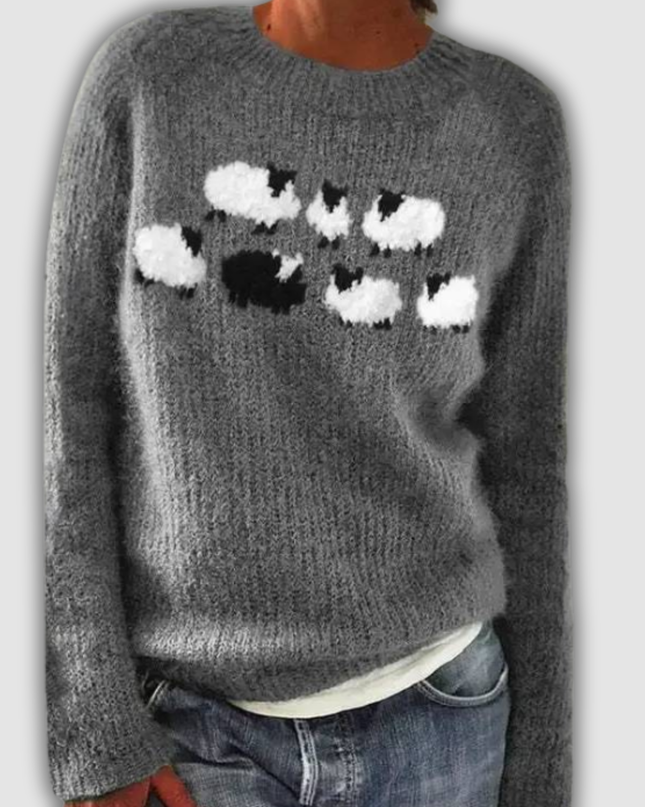 Amaris - Gemütlicher Retro Pullover