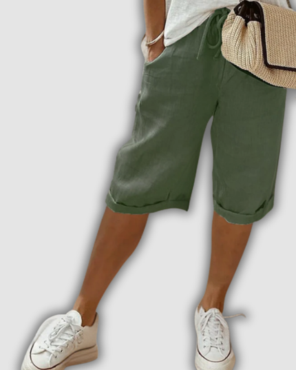 Brunharda - Hose mit Kordelzug und Seitentaschen