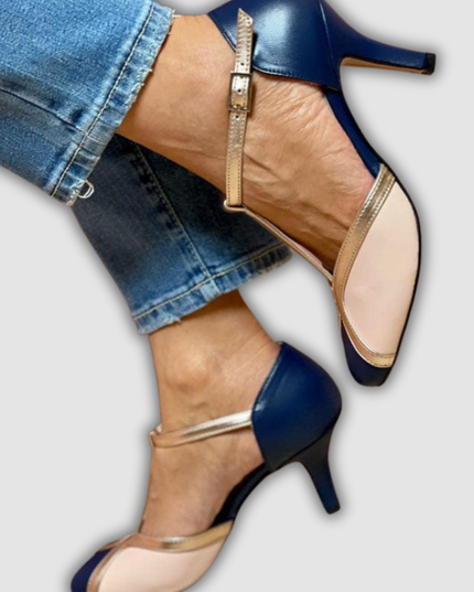 Mechthildis - T-Riemen Pumps