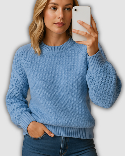 Paloma - Eleganter Damenpullover aus weichem Strickstoff mit zeitloser Passform