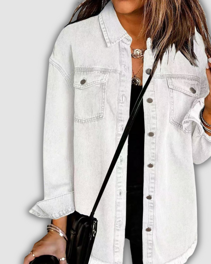 Olivia - Zeitlose Jeansjacke im klassischen Stil