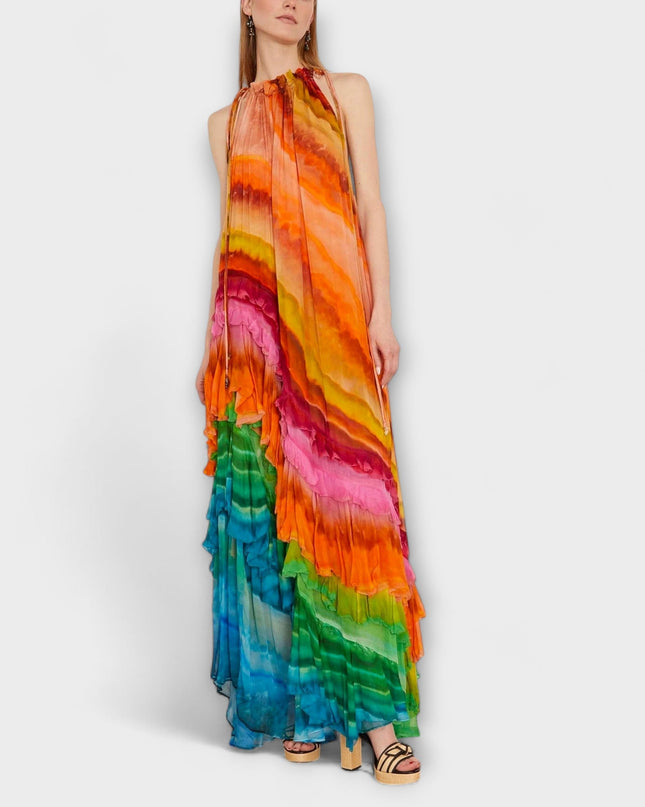 Barbara - Ruffle Gown