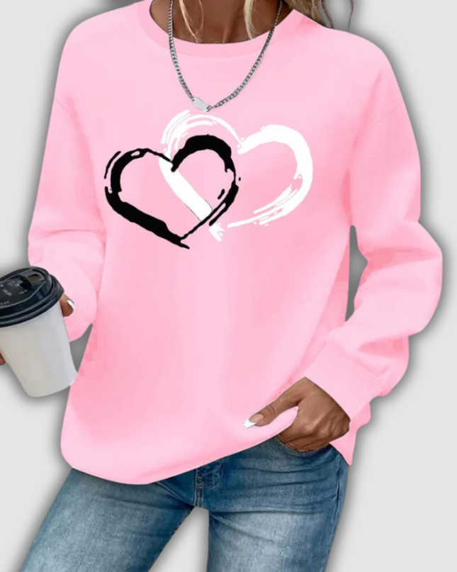 Wibke - Eleganter Herz Pullover