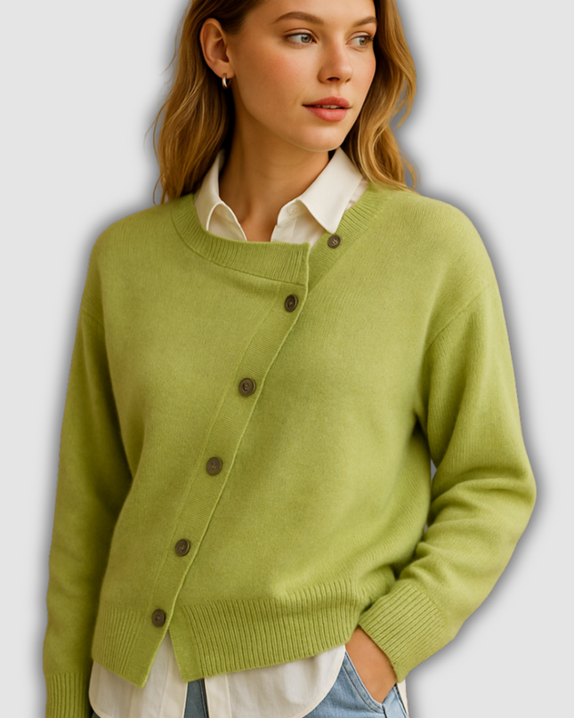 Harlow - Kaschmir-Wickelcardigan für Damen