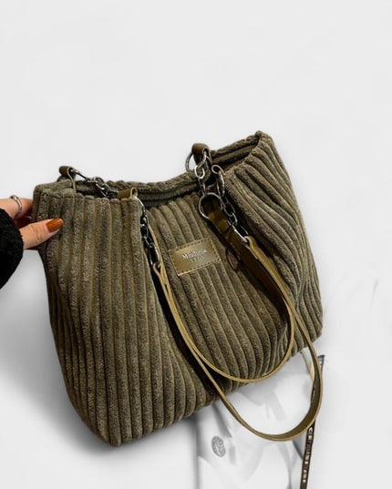Ilse - Weiche Cord-Schultertasche
