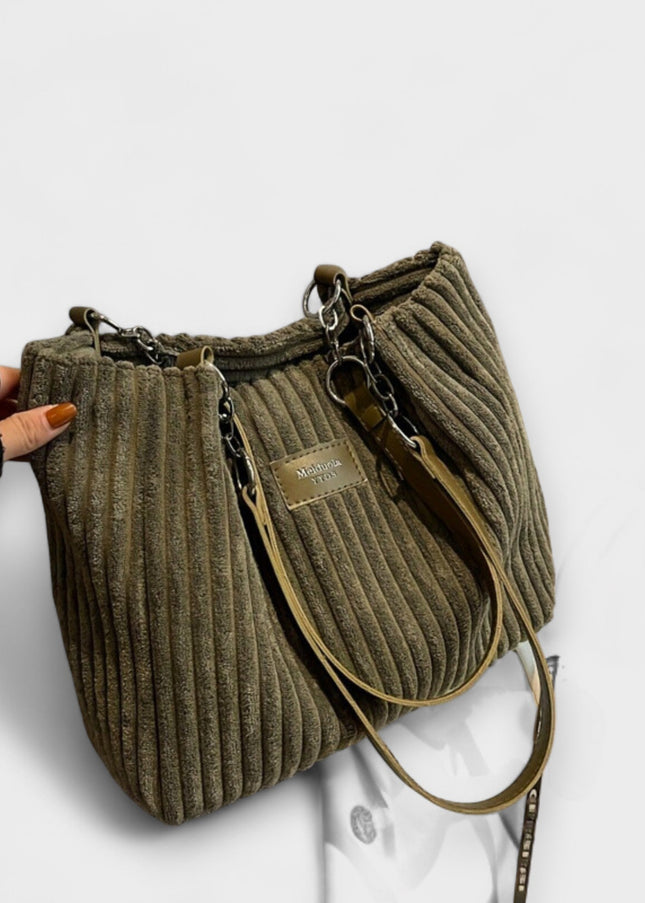 Ilse - Weiche Cord-Schultertasche