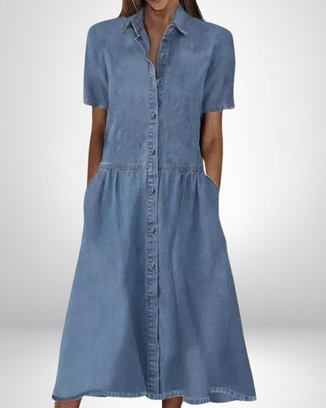 Donna – Stilvolles Jeanskleid