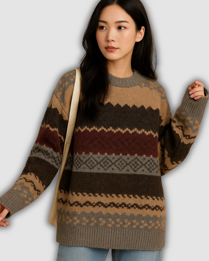 Amelie - Oversize-Strickpullover für Damen