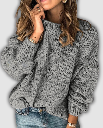 Adelind  - Gemütlicher Retro Strickpullover