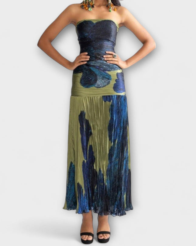 Ute - Strapless Midi Kleid